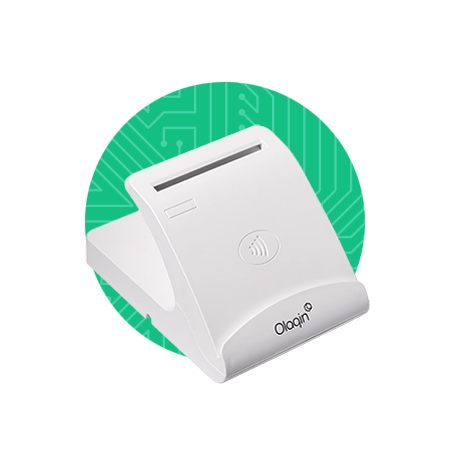 Lecteur Olaqin SET-2 Compatible Application Sesam Vitale - Bi-fente Sans Contact