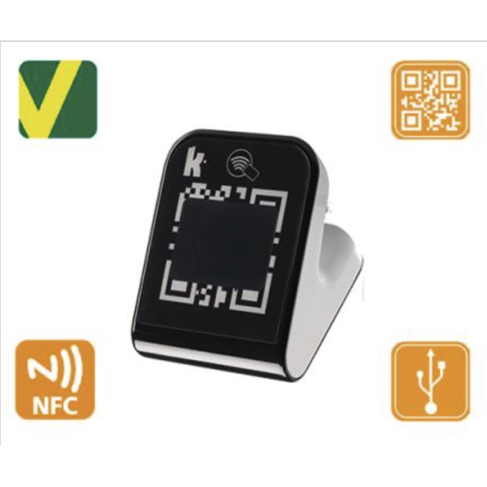 KAP ECV - Lecteur fixe Compatible Application Sesam Vitale - QR CODE et NFC
